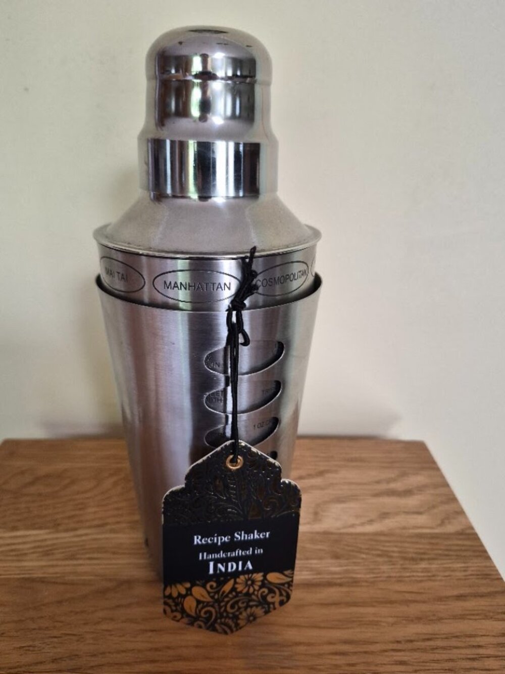 NEW Stainless Steel Recipe (Cocktail) Shaker